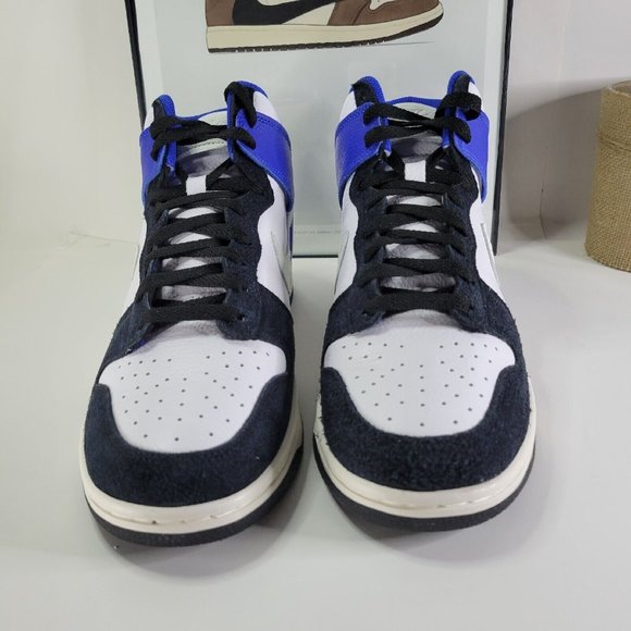 Nike Dunk High By You Royal Blue White Black FV5511-900 Men\'s Size 9.5